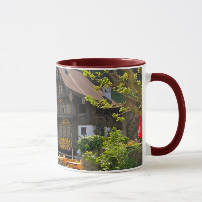 Caneca Chalé suíço, lucerna da região (Direita)