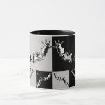 Caneca Chalkboard Christmas Reindeer<br><div class="desc">Coleção de natal de quadro negro. Trabalho de arte por Kristina VanOss</div>