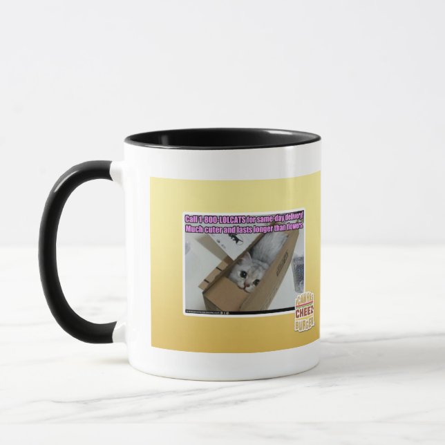 Caneca Chamada 1-800-LOLCATS (Esquerda)