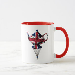 Caneca Chamada de Chalé de Voo Union Jack