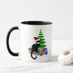 Caneca Chapéu de Natal Le Chat Noir Natal