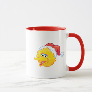 Caneca Chapéu de Papai Noel do Big Bird