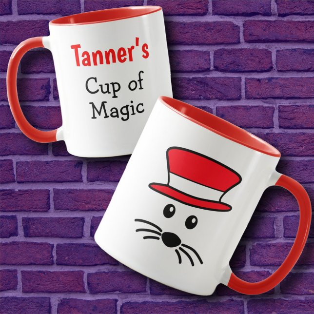 Caneca Chapéu de Pequeno Rato de Neve Personalizável (Criador carregado)