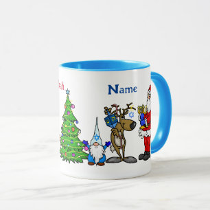 Caneca Charactores Chrismukkah Divertidos