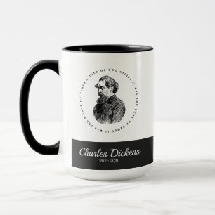 Caneca Charles Dickens Portrait e Cote