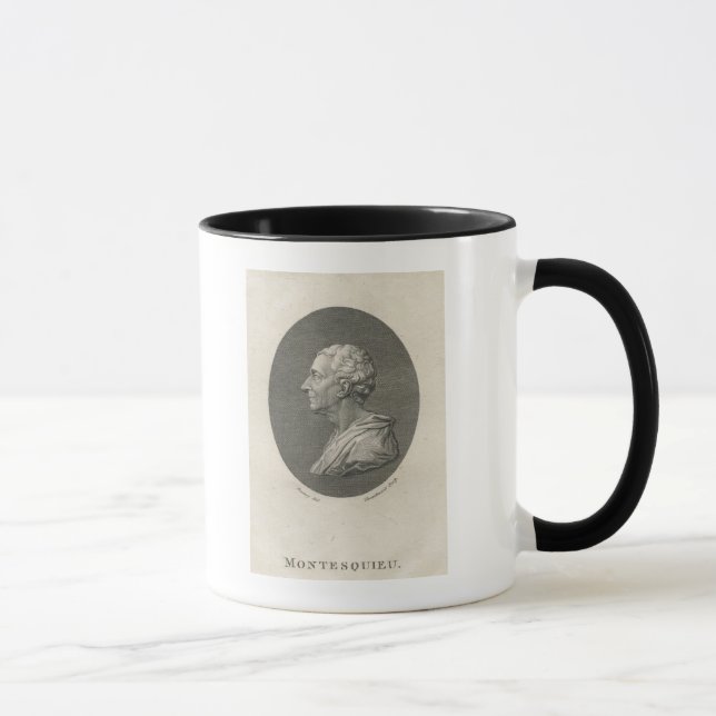 Caneca Charles Louis de Secondat, Baron de Montesquieu (Direita)