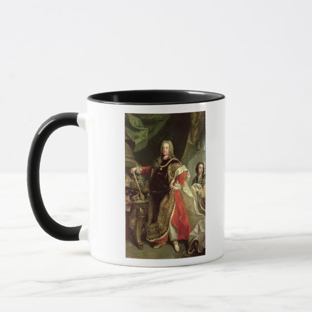 Caneca Charles VI, vestir-se santamente do imperador (Esquerda)