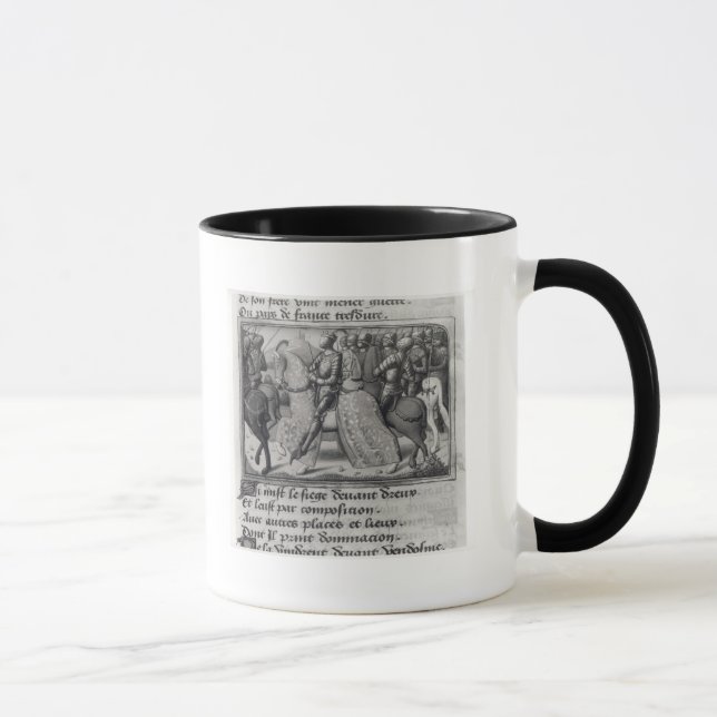 Caneca Charles VII e Joana do arco no cerco de (Direita)