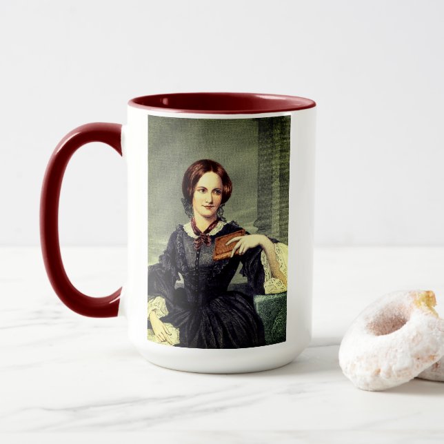 Caneca Charlotte Bronte | Café Mug (Com Donut)