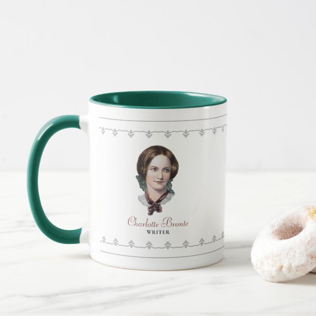 Caneca Charlotte Bronte Portrait (Com Donut)
