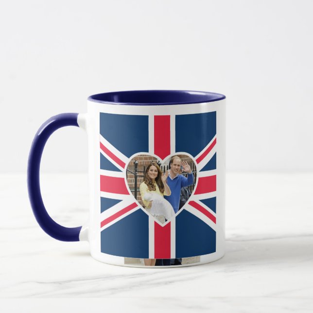 Caneca Charlotte Elizabeth Diana - Britânica Will Kate (Esquerda)