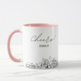 Caneca Charlotte Wedding Personalised Coffee Mug