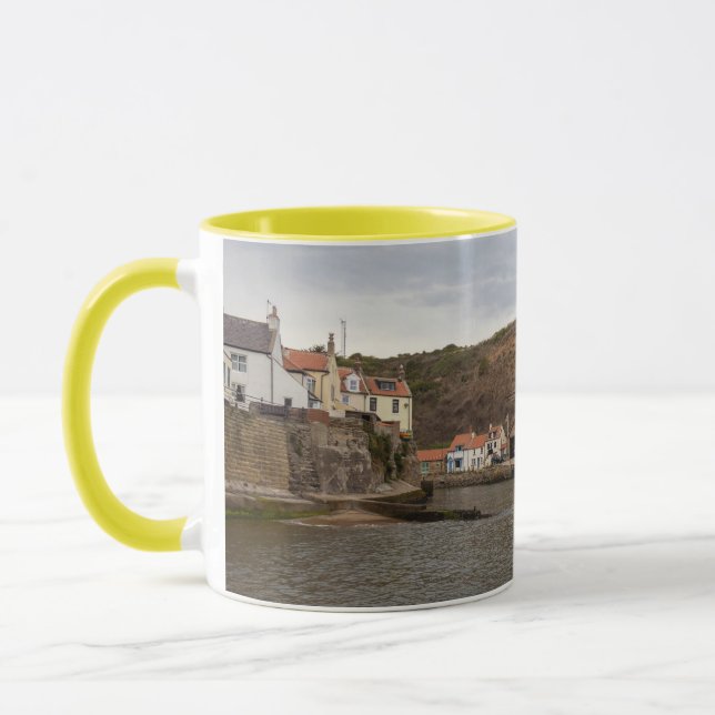 Caneca Charme Atemporal do Porto de Staithes (Esquerda)
