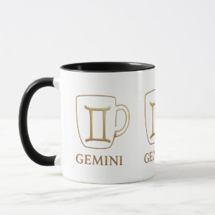 Caneca Charming do Zodíaco Gêmeos