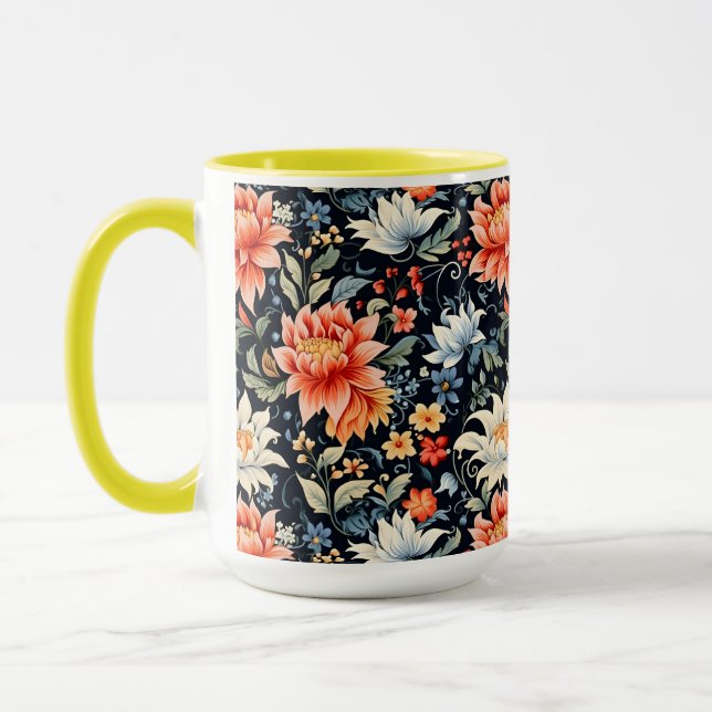 Caneca Charming Ranya Floral Pattern-65293 (Esquerda)