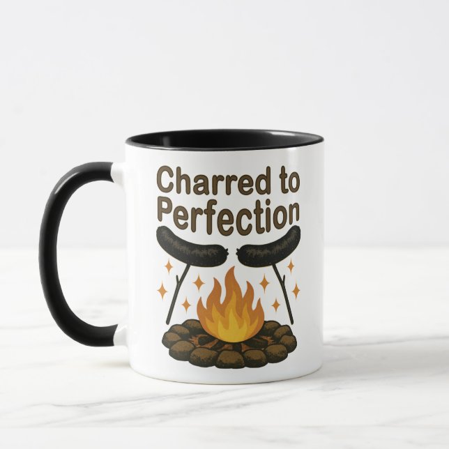 Caneca Charred to Perfecny Campfire Hot Dog (Esquerda)
