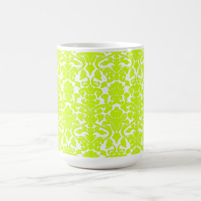 Caneca Chartreuse floral ornamentado do damasco do (Centro)