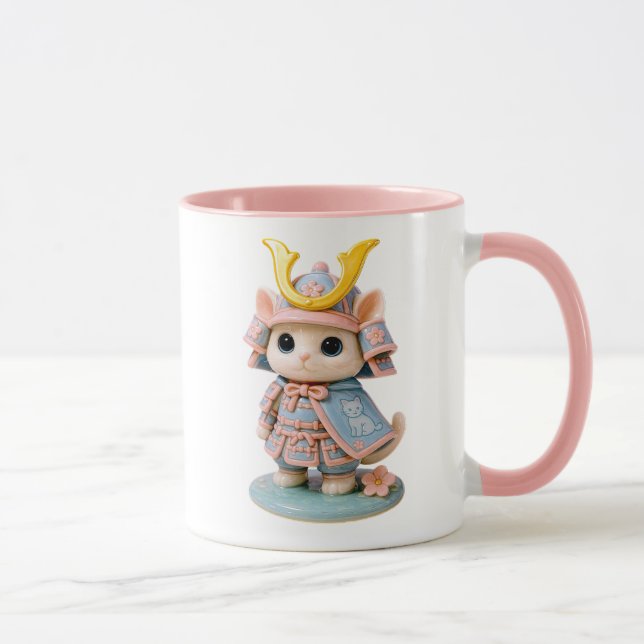 Caneca Chat guerrier samouraï (Direita)
