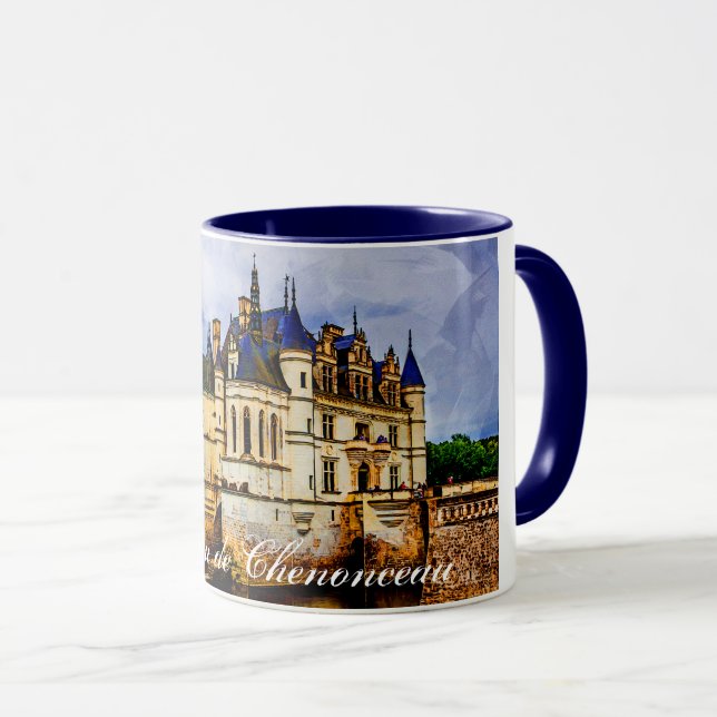 Caneca Chateau de Chenonceau. França. (Frente Esquerda)