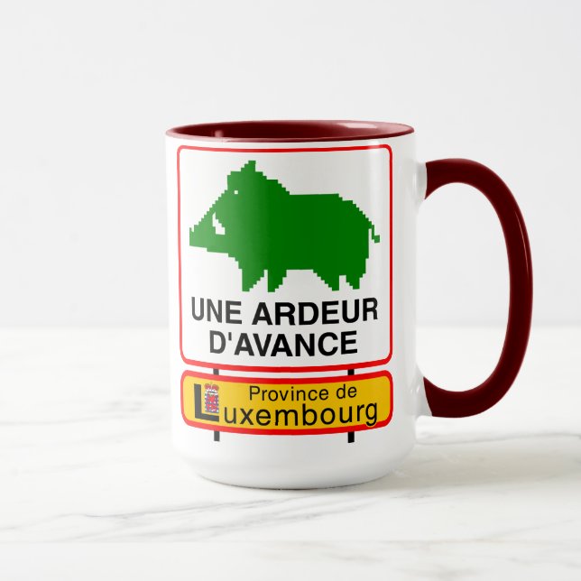 Caneca Chávena - duplo Província de Luxemburgo (Direita)