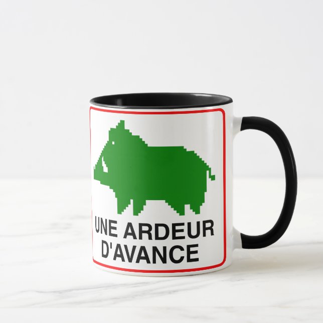 Caneca Chávena - duplo um ARDOR de ADIANTAMENTO (Direita)