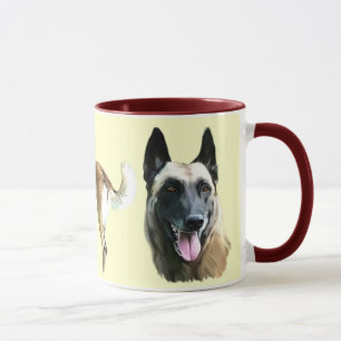 Caneca chávena malinois