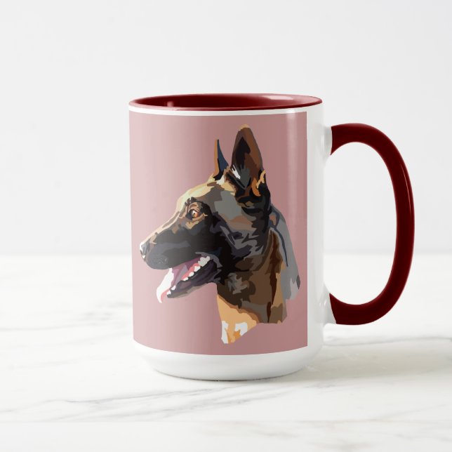 Caneca chávena malinois (Direita)