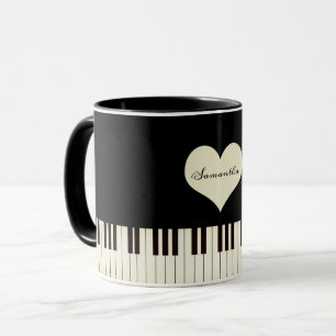 Caneca Chaves do piano