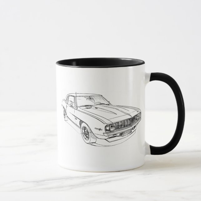 Caneca Che Camaro 1969 Z28 (Direita)