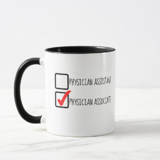 Caneca CheckBox Associado ao Assistente do Médico Mug