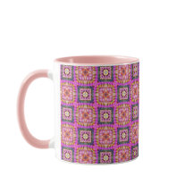 Checkered cor-de-rosa