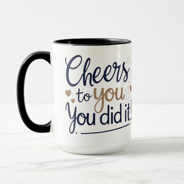 Caneca Cheers Sparkle Mug - Combo 15oz (Esquerda)