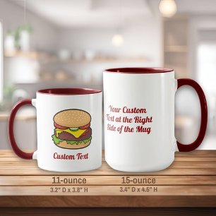 Caneca Cheeseburger Mug