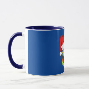 Caneca Cheeseburgers Hamburger Santa Hat Matando Xmas