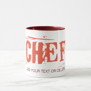 Caneca Chef é Mug. Ideia do presente do excelente. Model