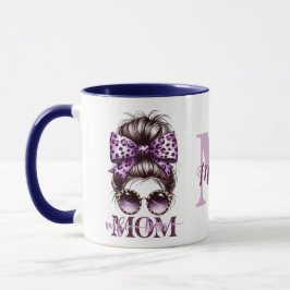 Caneca Chefe da Esposa da Mãe do Roxo Messy