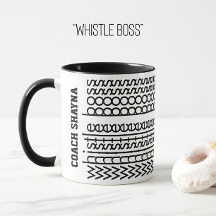 Caneca Chefe de Assalto de Nome Personalizado da Mensagem