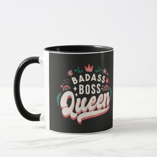 Caneca Chefe de Badass Queen (Esquerda)