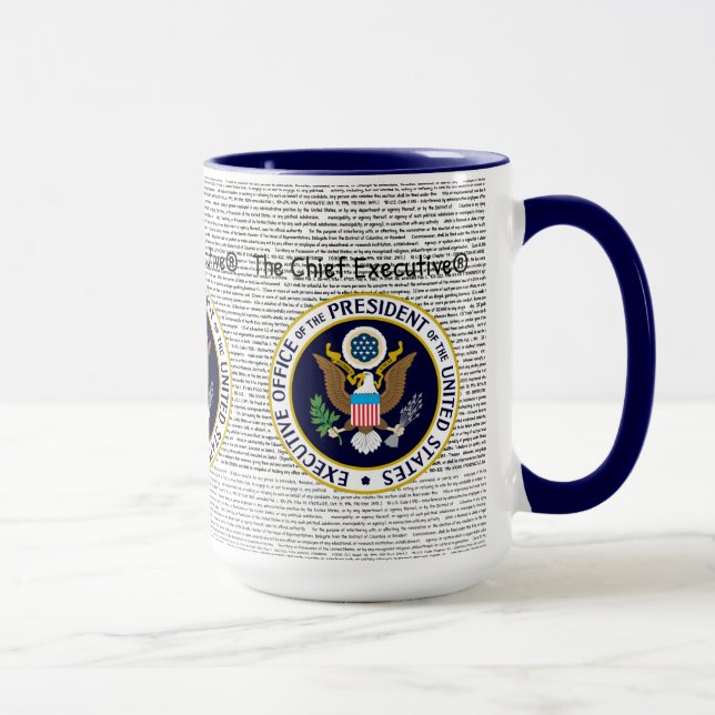 Caneca Chefe do Executivo US Presidente Mug (Direita)