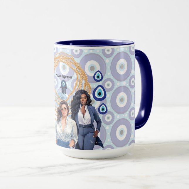 Caneca Chefe Lady Mau eye (Frente Esquerda)