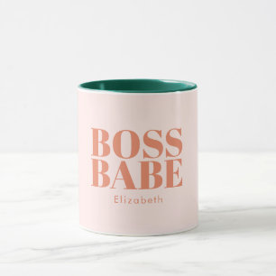 Caneca Chefe Lady Retro Nome Personalizado Coffee Mug