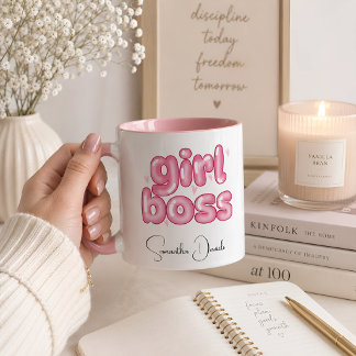 Caneca Chefe menina personalizada