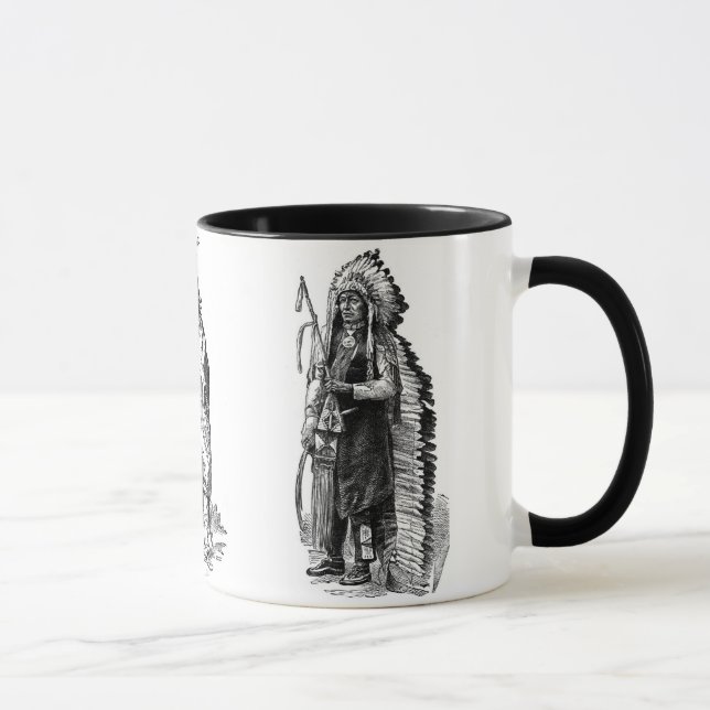 Caneca Chefes de Mug Indianos (Direita)
