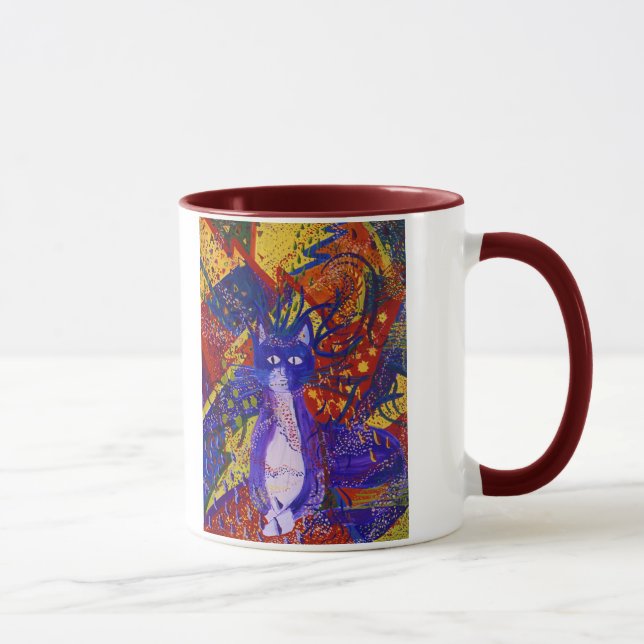 Caneca Chegando - partido selvagem no vermelho, no (Direita)