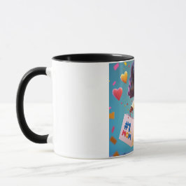 Caneca Cheio #1 Mamãe Ama Você Comprando Dia de as mães