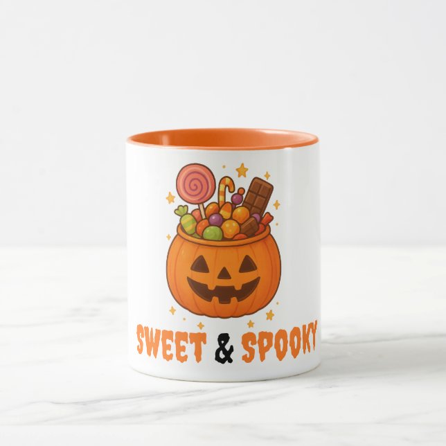 Caneca Cheio de abóbora - Halloween (Centro)