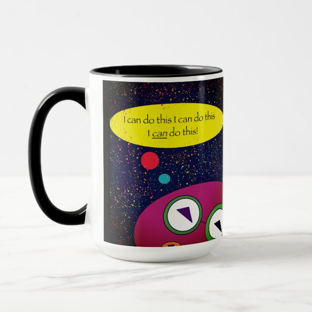 Caneca Cheio espacial de possibilidades!  (Esquerda)