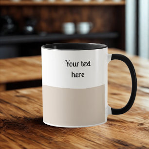 Caneca "Cheio" Mug - Earl cinza - Veja - Adicione seu tex