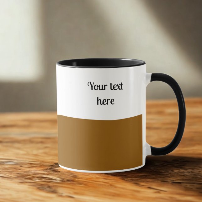Caneca "Cheio" Mug- Médio - Adicionar seu próprio texto (Criador carregado)