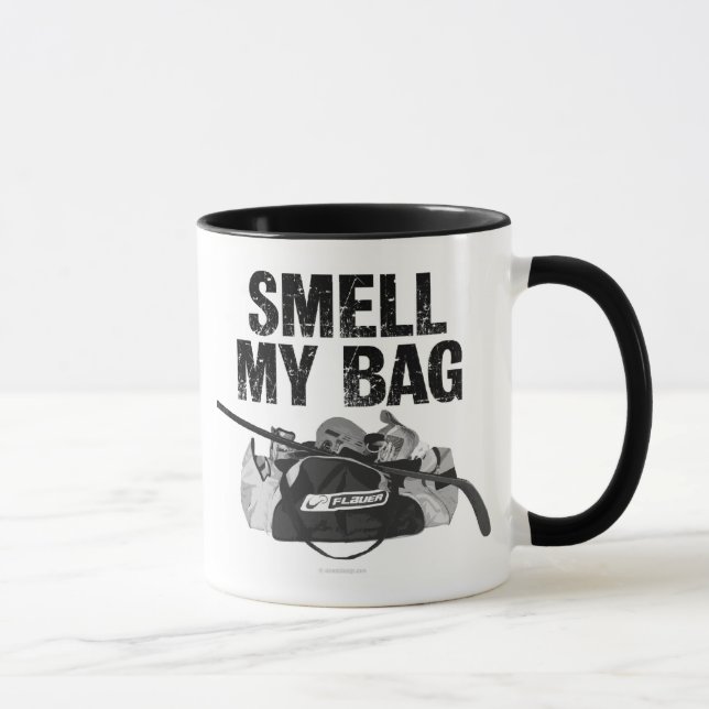 Caneca Cheire meu saco (o fedor do hóquei) (Direita)